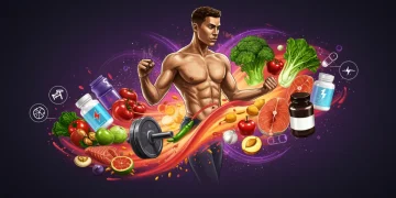 Athlete preparing healthy meal for fitness nutrition 2025 strategy