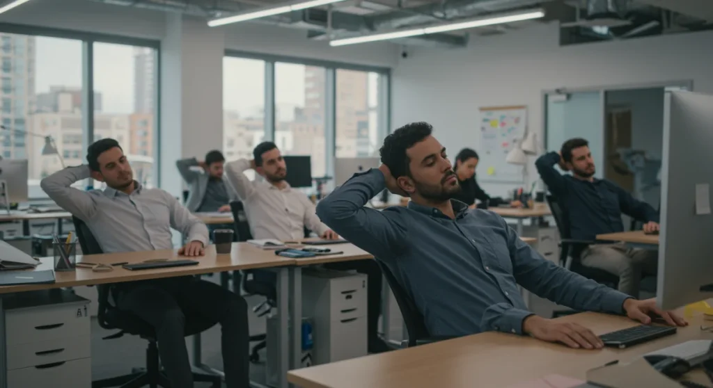 Combatting Sedentary Lifestyles: 7 Desk Exercises for US Office Workers