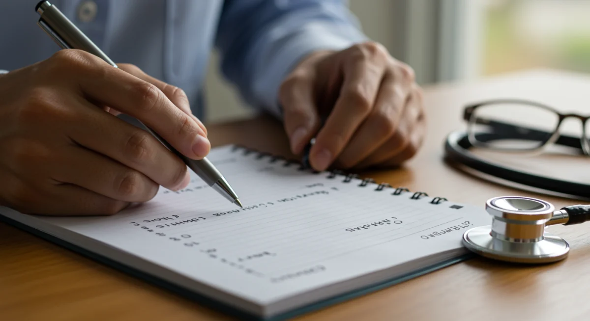 Preparing questions for annual physical exam